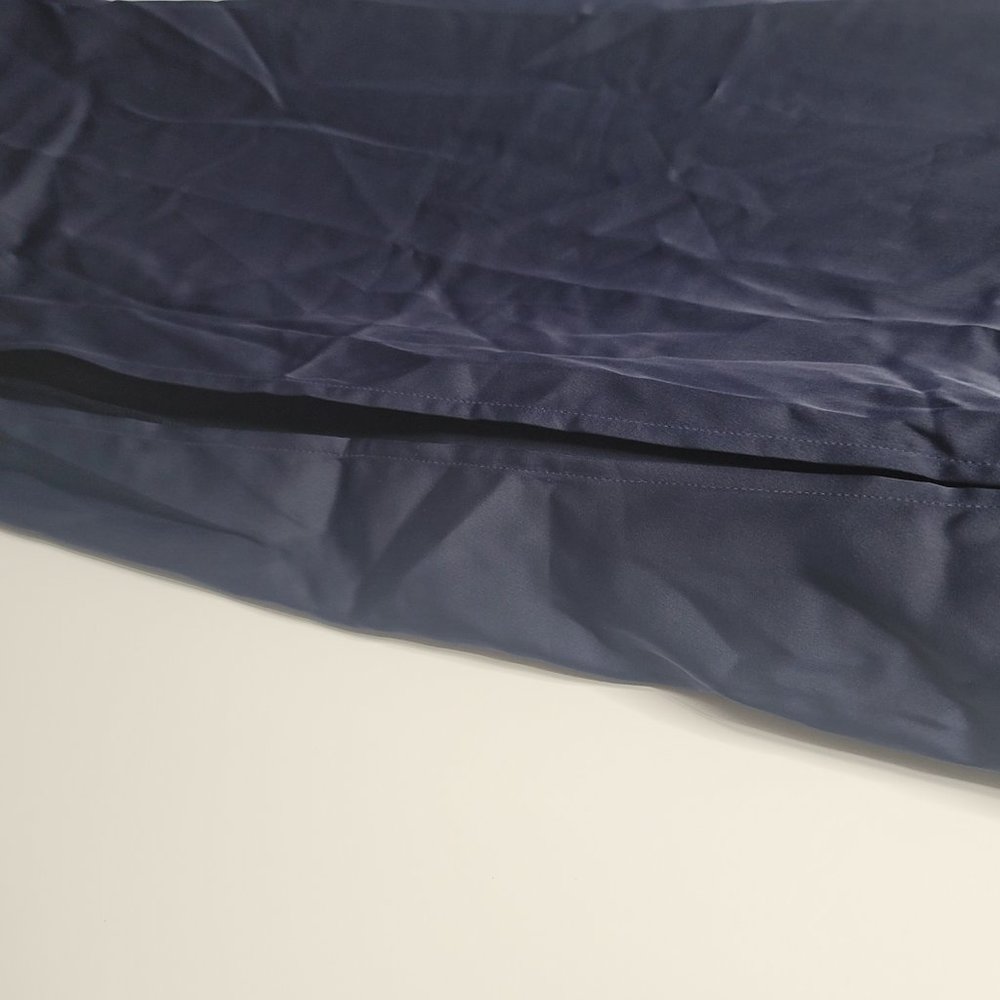 NBD Lila Gown Cowl neck Slit in Blueberry SZ S - Picture 3 of 8